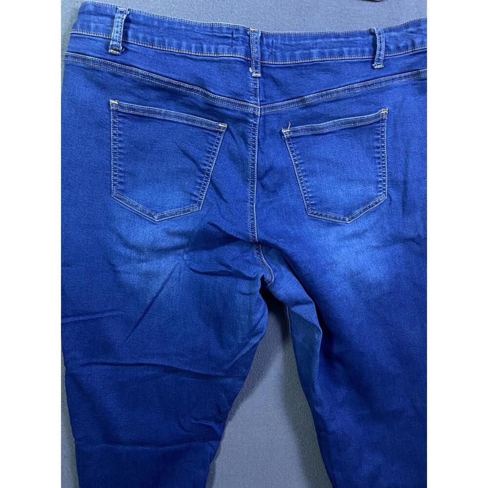 Wax Jean Cozy Up Knit Denim 90014XL Stretch Skinny Blue Jeans Size 20 Design USA - Picture 9 of 11